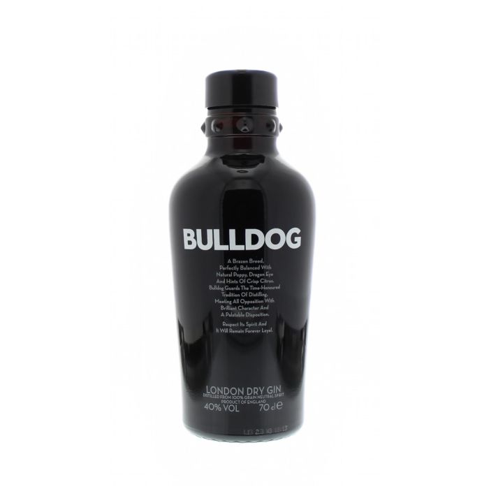 F.BULLDOG DRY GIN 40* 6X70CL