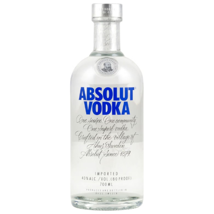F.VODKA ABSOLUT 40* 6X1L