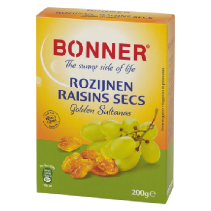 P.BONNER ROZIJNEN GOLDEN 20X200GR