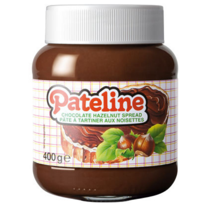 B.PATELINE CHOCO HAZELNOOT 12X400GR