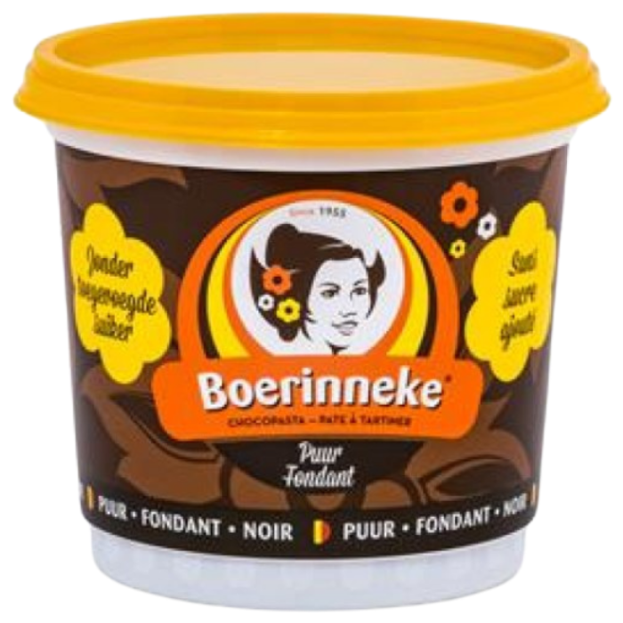 B.BOERINNEKE CHOCO PUUR Z/SUIKER 6X400GR &