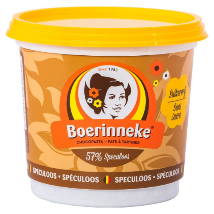 B.BOERINNEKE SPECULOOSPASTA  Z/SUIKER 6X400GR