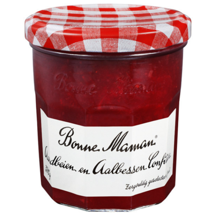 B.BONNE MAMAN AARDBEIEN AALBESSEN 6X370GR A