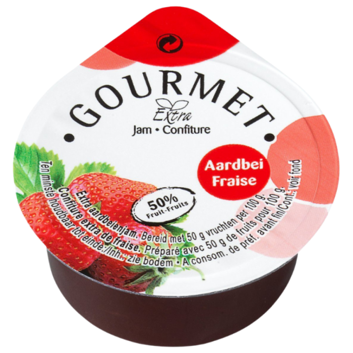 C.HEINZ/GOURMET AARDBEICONFITUUR 100X25GR