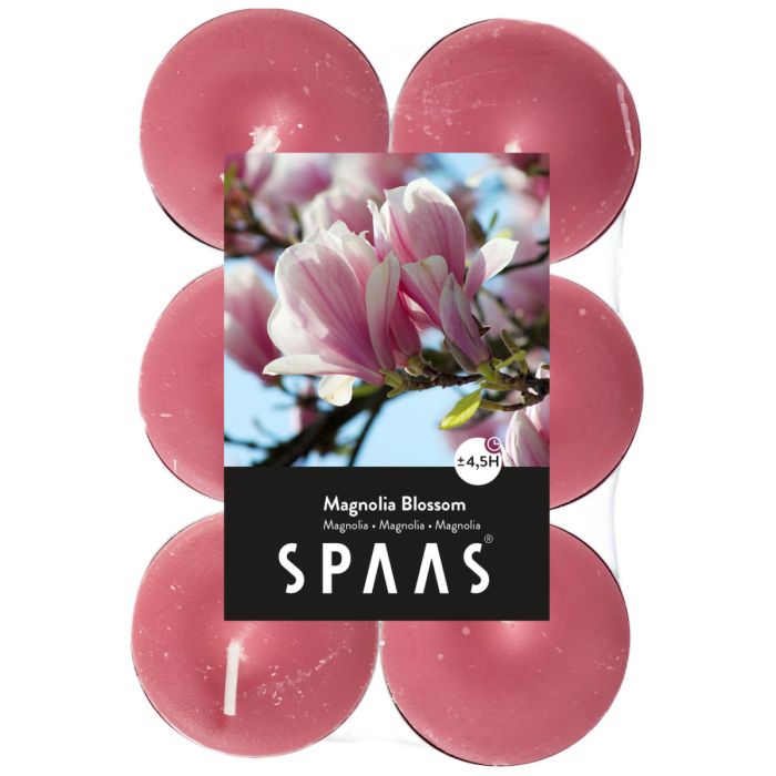 P.SPAAS GEPARF.THEELICHT.MAGNOLIA 10X12ST
