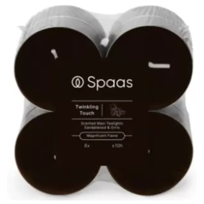 P.SPAAS GEPARF.THEELICHT.MAXI TWINKLING TOUCH 8X8ST