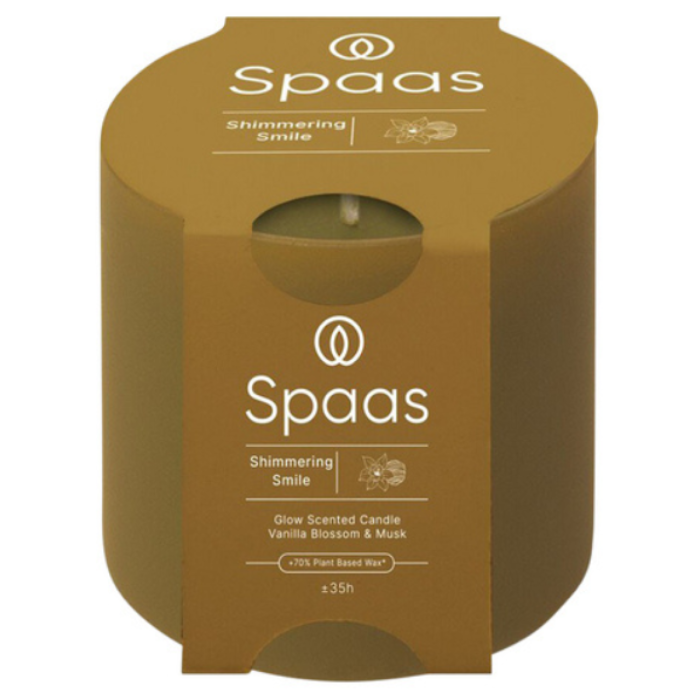 D.SPAAS GEURKAARS GLAS SHIMMERING SMILE 6X1ST