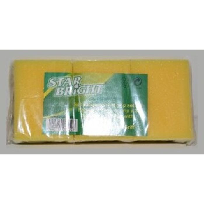 P.STARBR.SCHUURSPONS GROEN 100X3ST