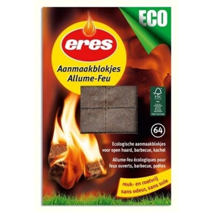 D.ERES AANMAAKBLOKJES ECO 12X64ST