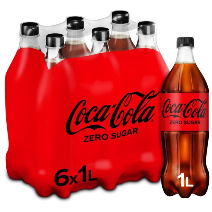 F.COCA COLA ZERO 6X1L VV