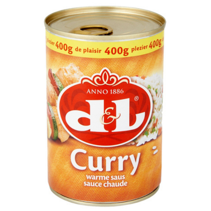 B.DL CURRYSAUS BLIK 12X400GR A
