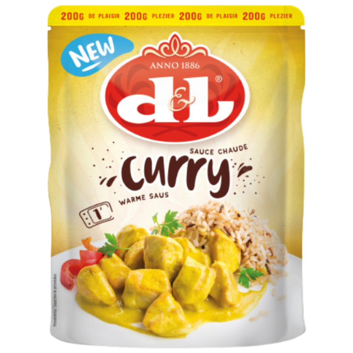 B.DL WARME CURRY SAUS 6X200ML POUCH