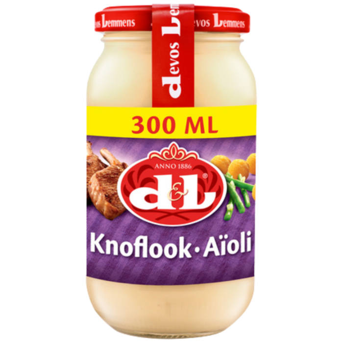 B.DL KNOFLOOKSAUS 12X300ML A