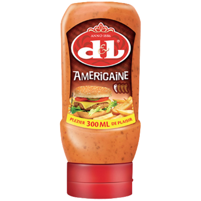 B.DL AMERICAINE SAUS SQZ 12X300ML A