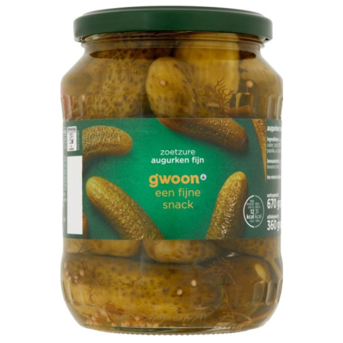 B.GWOON AUGURKEN ZZ 12X720ML
