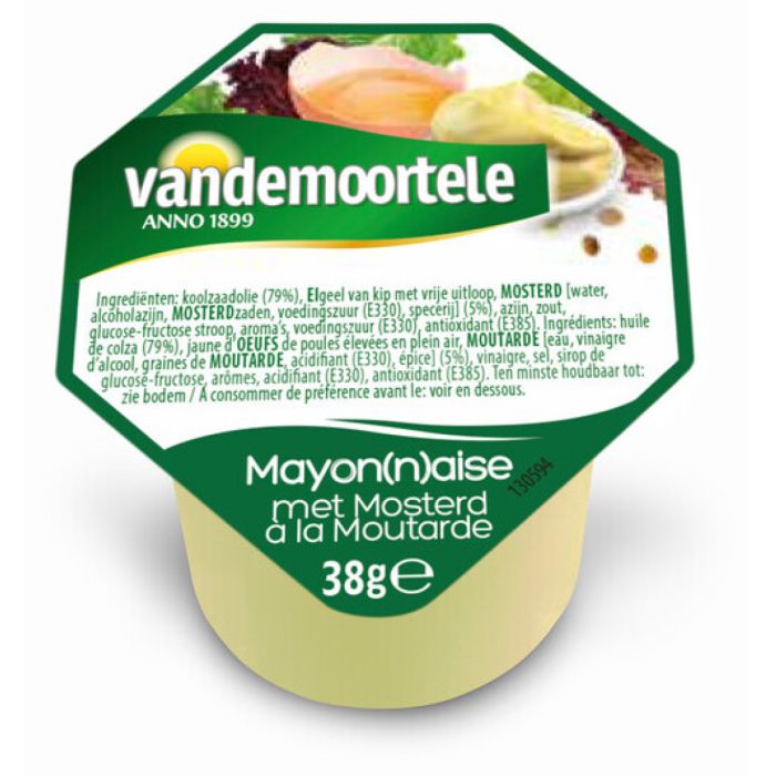 C.VDM.HOR.PORTIES MAYONAISE MOSTERD 120X20ML *