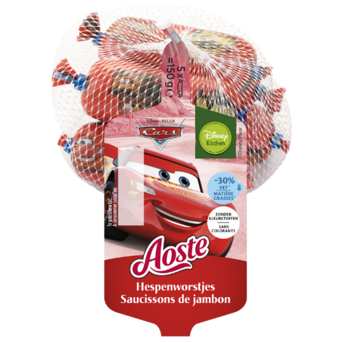 AOSTE  CARS HESPENWORSTJES 10X150GR  A