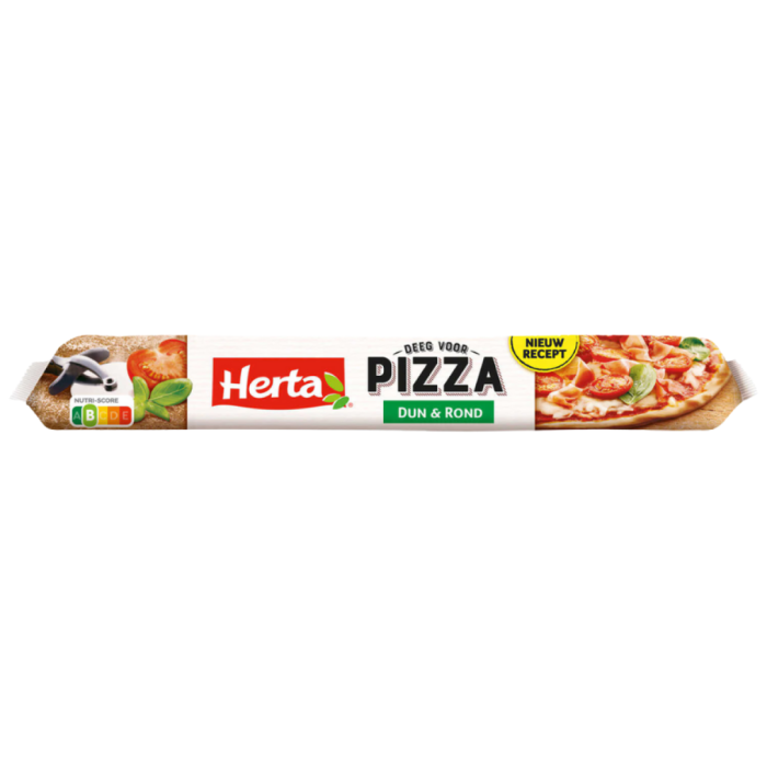 HERTA PIZZADEEG DUN & ROND 10X265GR A