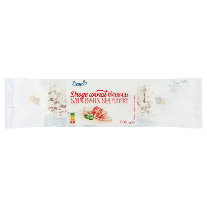 SIMPLY DROGE WORST 15X200GR C°