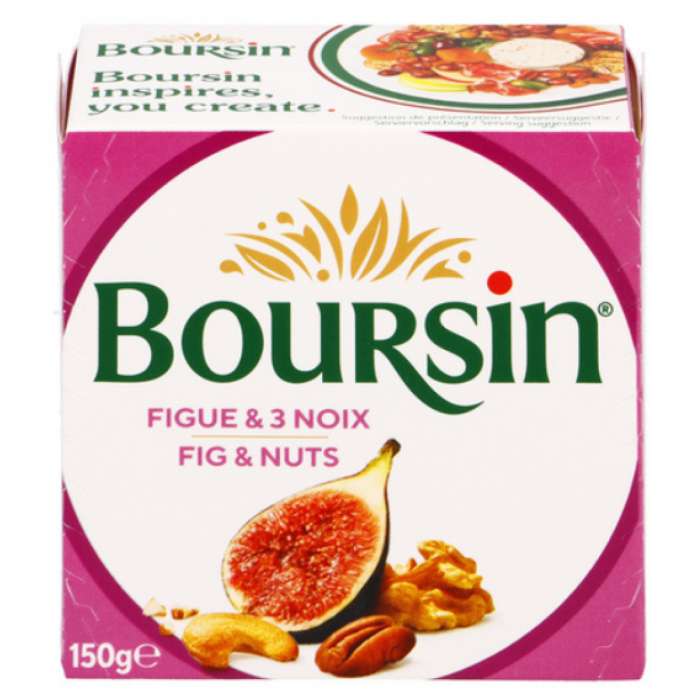 BOURSIN VIJGEN-NOTEN 12X150GR R