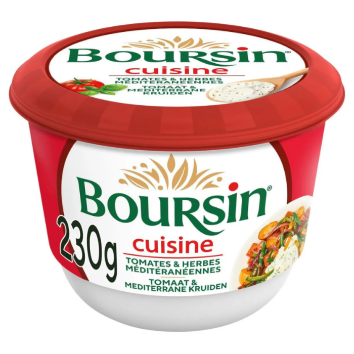 BOURSIN CUIS.TOM/KRUIDEN 6X230ML A