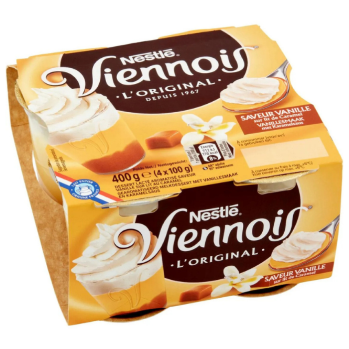 NESTLE VIENN.VANILLE/KARAMELSAUS. 6X(4X100GR)