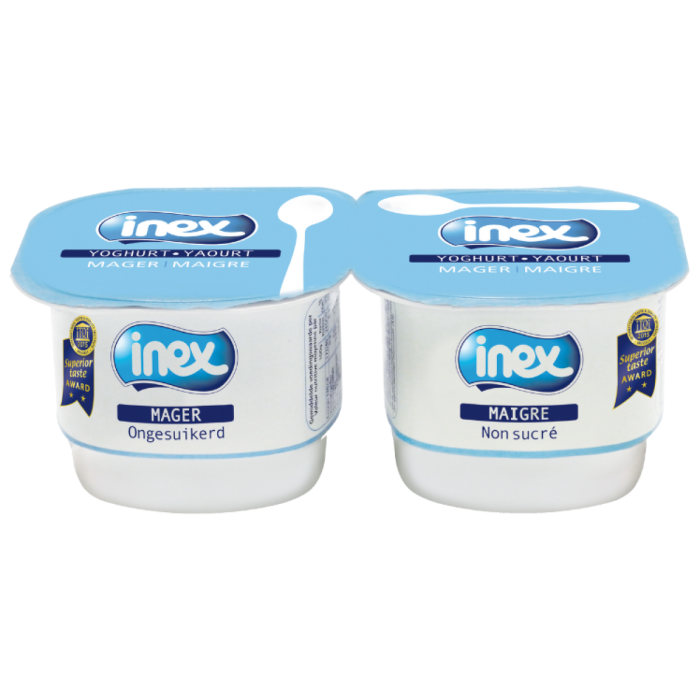 INEX YOGH.MAGER NATUUR 12X(2X125GR)