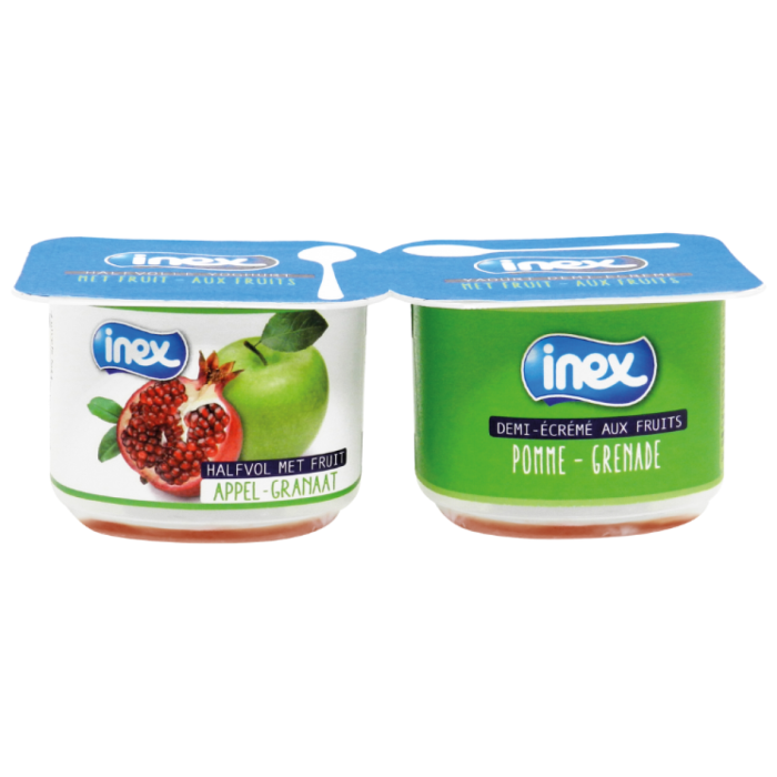 INEX YOGH.APPEL GRANAAT 12X(2X100GR)