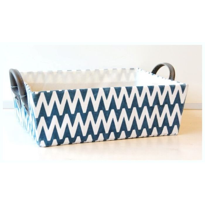 S.RECHTHOEKIG BAKJE VISGRAAT BLAUW S