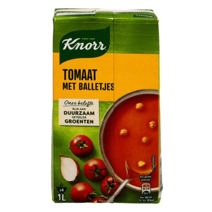 D.KN BRICK TOMATENSOEP+BAL 8X1L C°
