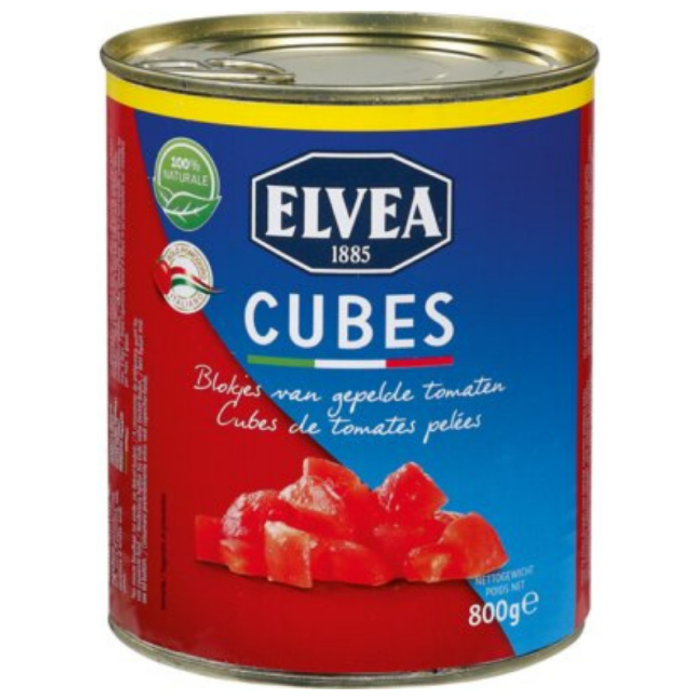 D.ELVEA GEP.TOM.BLOKJES 6X800GR C°