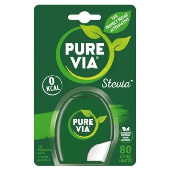 P.PURE VIA STEVIA TABL.12X80ST A