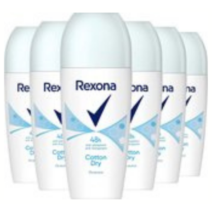 S.REX.DEO WOM ROL.COTTON DRY 6X50ML A