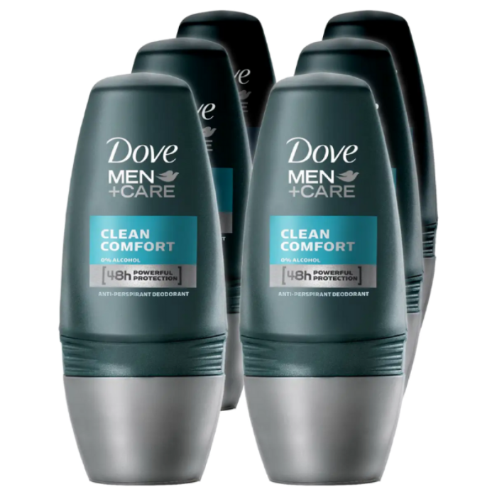 F.DOVE DEO ROLL MEN CLEAN COMFORT 6X50ML C°