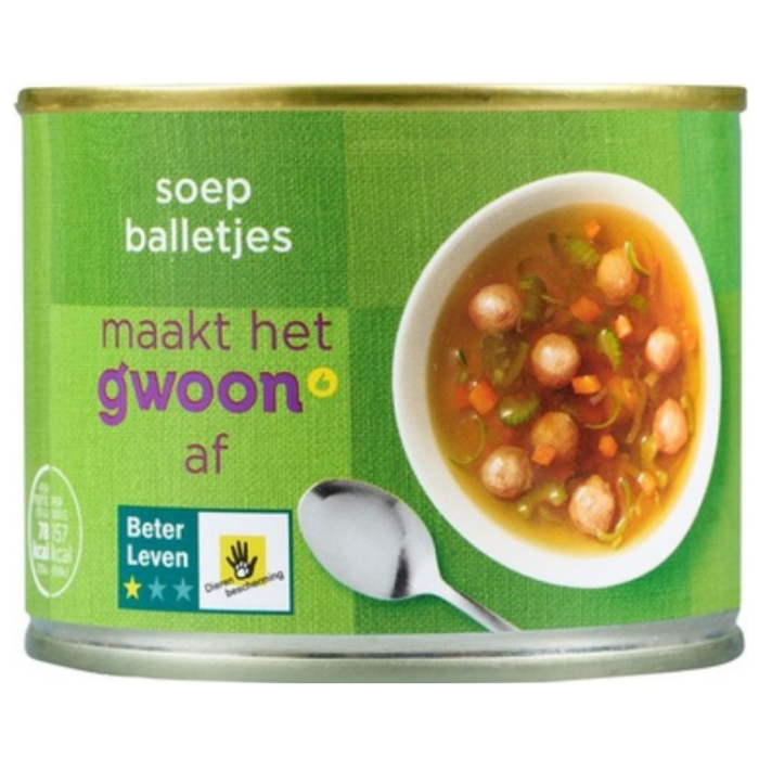 D.GWOON SOEPBALLETJES 12X200GR