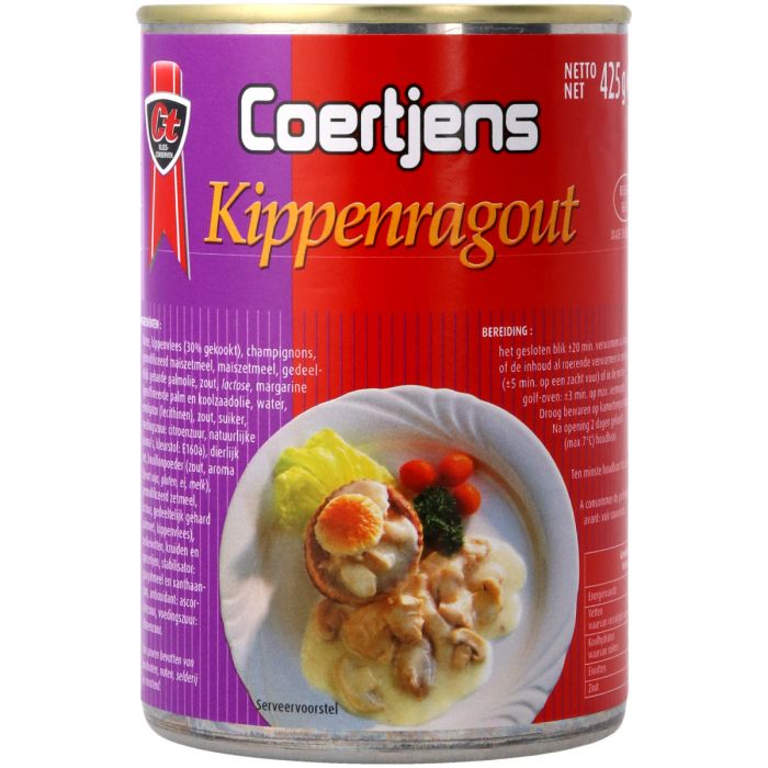 D.COERTJ.KIPPENRAGOUT 12X425GR