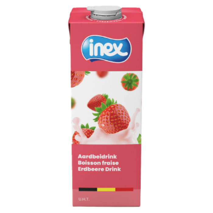 F.INEX AARDBEIDRINK 6X1L BRICK