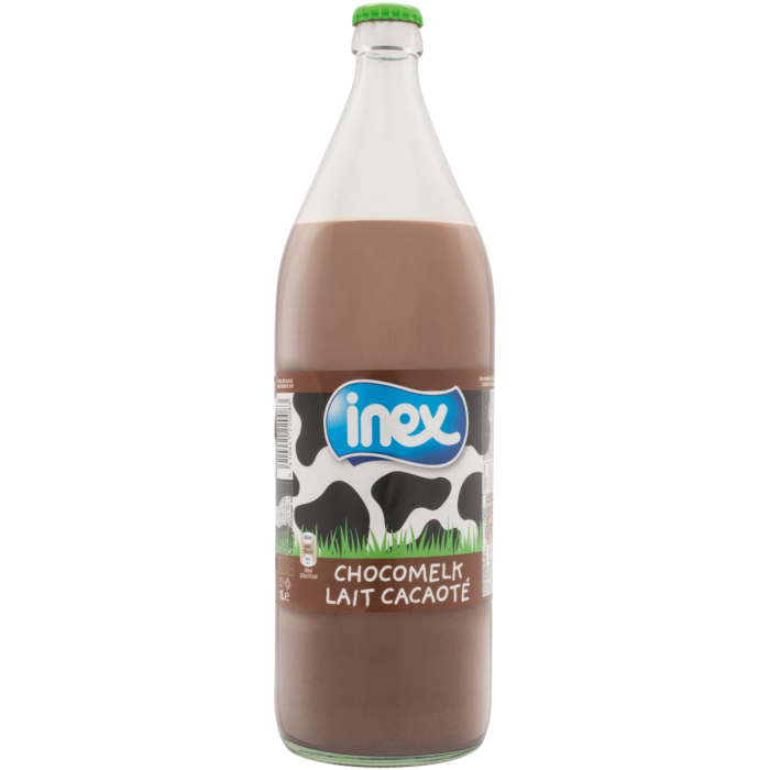 F.INEX CHOCOMELK HALFVOL 12X1L GLAS