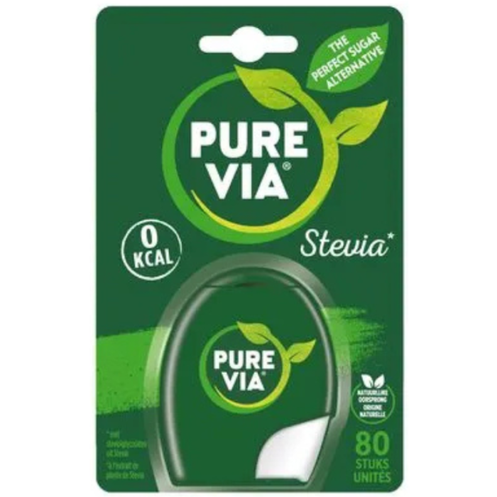 P.PURE VIA STEVIA TABL.12X80ST A