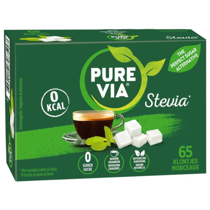 P.PURE VIA STEVIA KL.65ST 6X130GR A