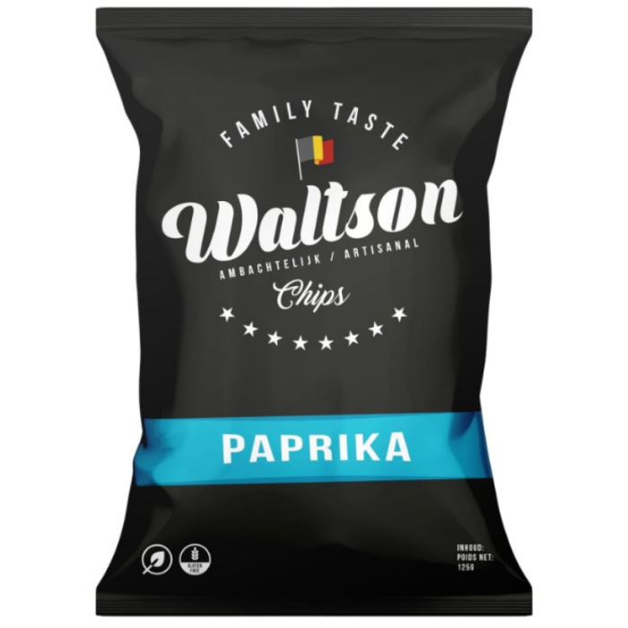 Z.WALTSON CHIPS PAPRIKA 20X125GR