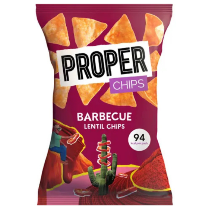 Z.PROPER LENTIL CHIPS BBQ 8X85GR