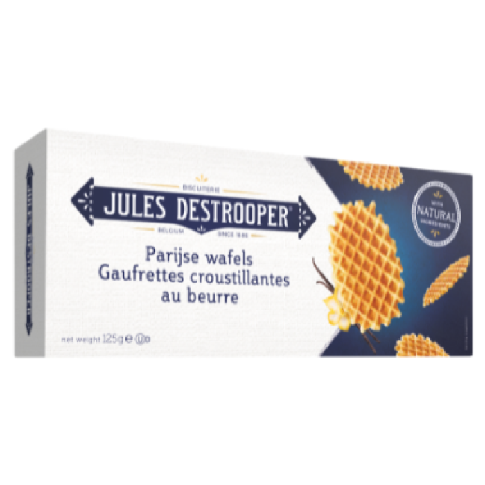 P.DS PARIJSE WAFELS 12X125GR C°