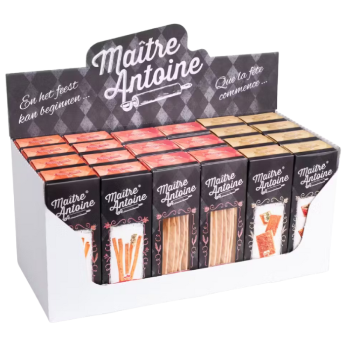 P.DV.MAITRE ANTOINE ASS.TOAST FLATBREAD/GRISSINI 22ST