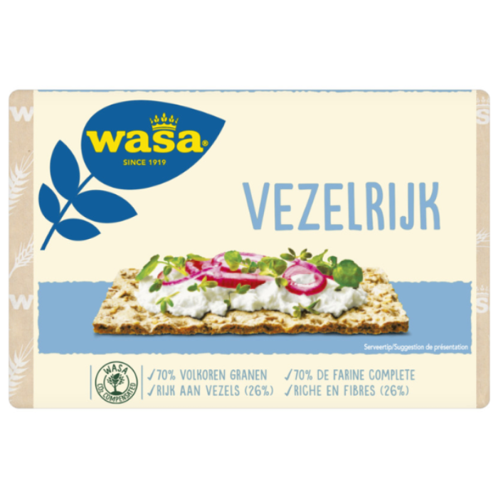 P.WASA CRACOTTE VEZELRIJK 12X300GR A