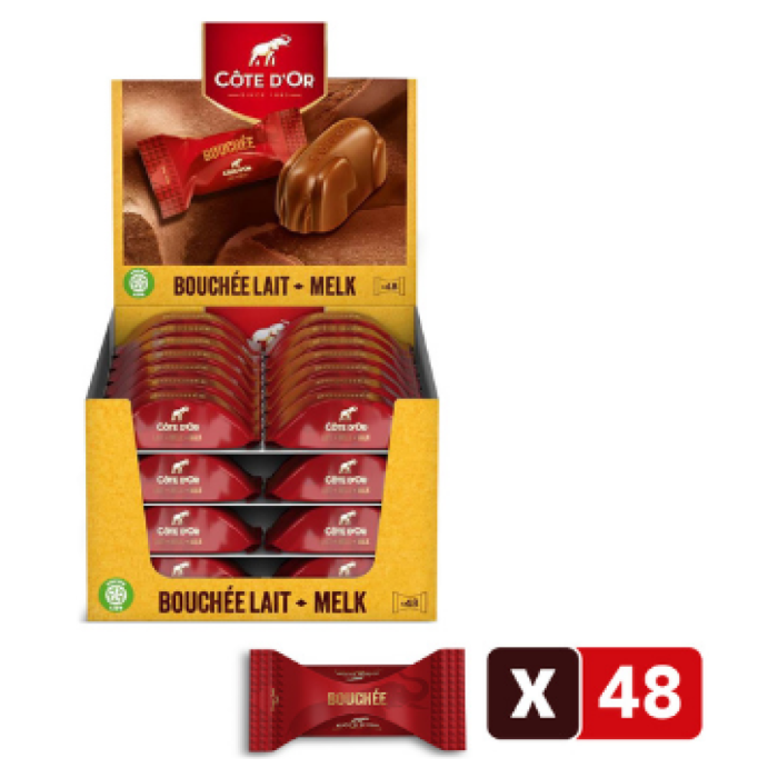 S.CD BOUCHEES MELK 48X25GR