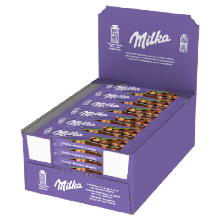 P.MILKA MELK HELE NOTEN 30X45GR A