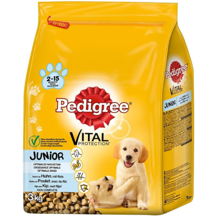 D.PED DRY JUN.GEVOG/RIJST 3X3KG A