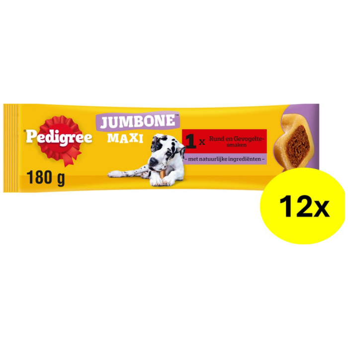 P.PED JUMBONE MAXI RUND/GEVOGELTE 12X180GR A