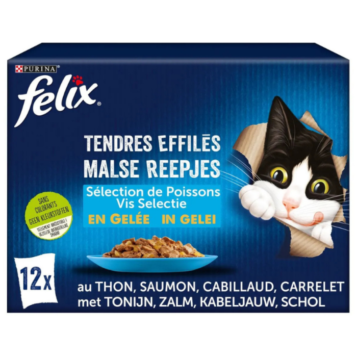 D.FEL.KAT PCH VLEES REEPJES 6X(12X85GR) C